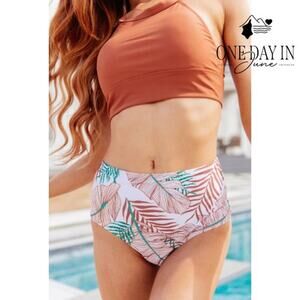 CharmLeaks High Neck Bikini Swimsuit Size M
